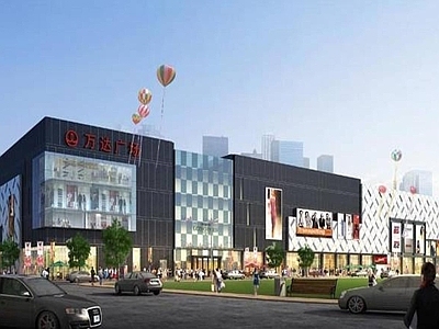 现代商场 沈阳万达广场 商场综合体