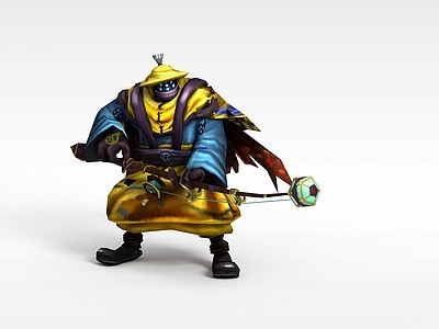 现代虚拟人物 LOL贾克斯武器大师