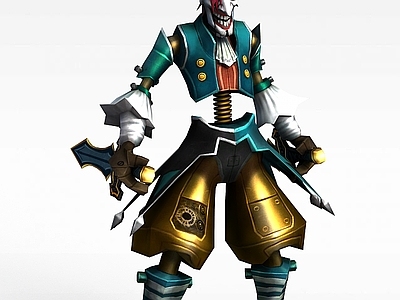 现代虚拟人物 LOL萨科恶魔小丑