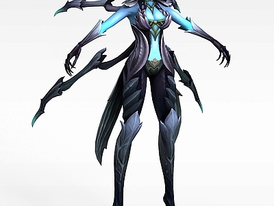 现代虚拟人物 LOL伊莉丝蜘蛛女皇
