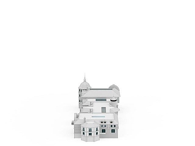 现代白色建筑