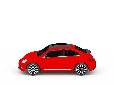 现代红色汽车