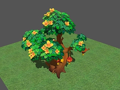 灌木 桂花树 场景植物