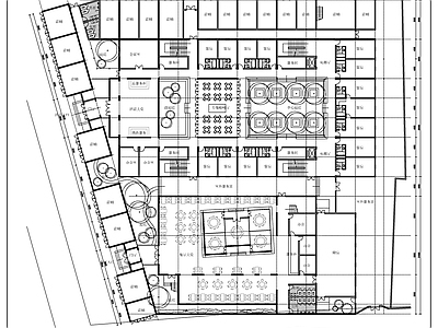 现代酒店建筑 宅院式酒店建筑 度假别墅 施工图