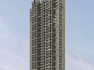 简欧小高层住宅楼 新古典商业住宅楼