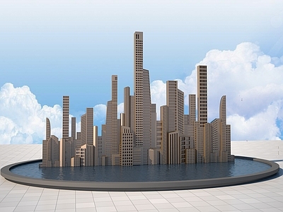 现代景观雕塑 城市剪影浮雕 艺术雕塑