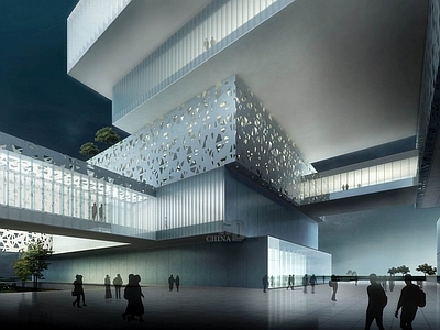 现代展览馆 无锡生态博览园 会展中心建筑