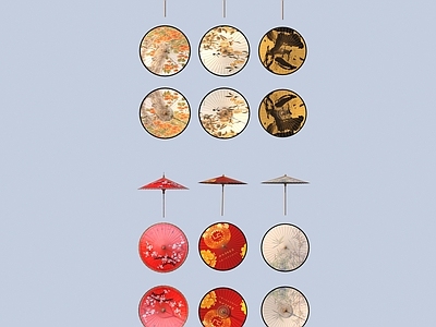 行李箱 雨伞 油纸伞