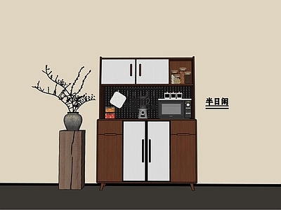 现代简约橱柜 现代简约靠墙柜 客厅酒柜茶水柜 玻璃柜 实木餐边柜 置物柜