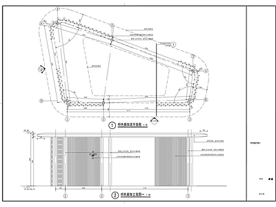 现代廊架 特色廊架景观 施工图