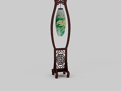 现代印花玻璃灯具