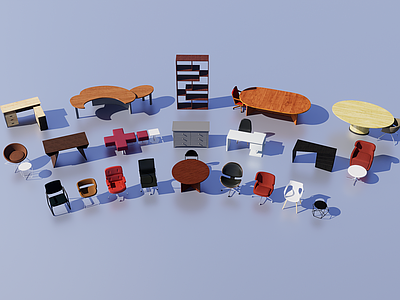 复古办公桌椅 复古桌椅组合