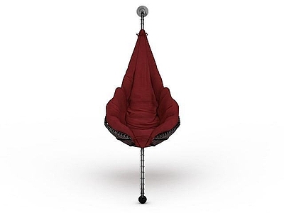 现代红色创意吊椅