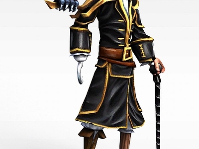 现代虚拟人物 LOL斯维因策士统领