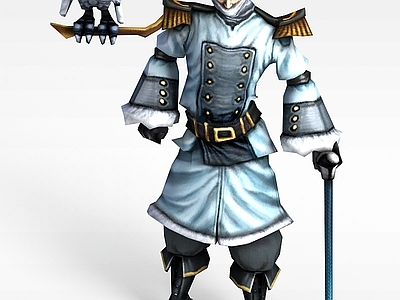 现代虚拟人物 LOL斯维因策士统领