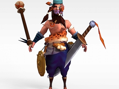 现代虚拟人物 游戏人物