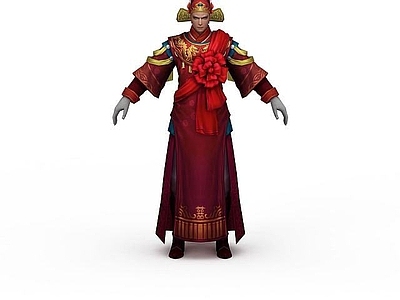 现代虚拟人物 游戏新郎角色