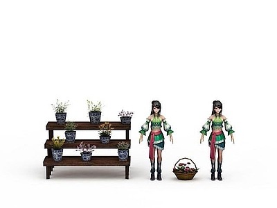 现代虚拟人物 笑傲江湖角色女