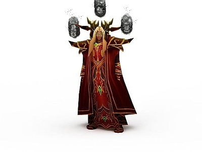 现代虚拟人物 WOW魔兽世界角色