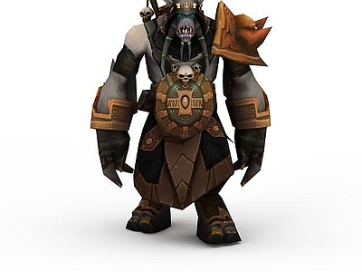 现代虚拟人物 WOW魔兽世界游戏角色
