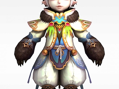 现代虚拟人物 灵夙男动漫形象