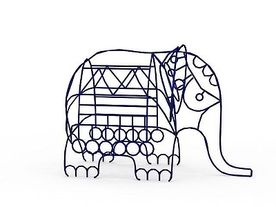 现代娱乐器材 线形大象