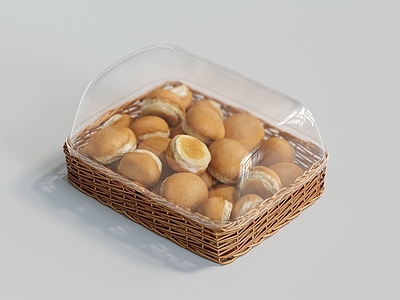 现代甜品面包店 面包店陈列道具 藤编蓝 面包装饰陈列展示 面包防尘罩 面包组合