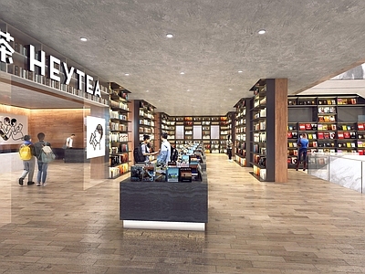 现代书店 书店 图书馆 阅览室