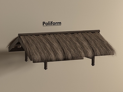 现代遮阳伞 花草 茅草棚 茅草 枯草 杂