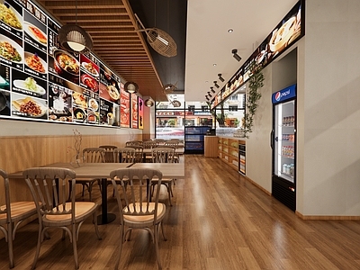 现代新中式中餐厅 中餐厅 快餐店 早餐店 包子店 面馆