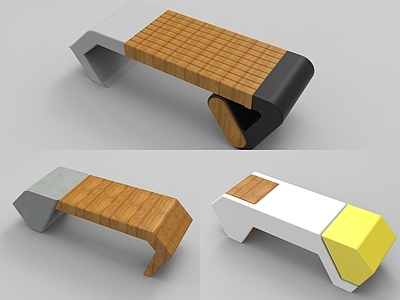 现代其他小品 景观坐凳