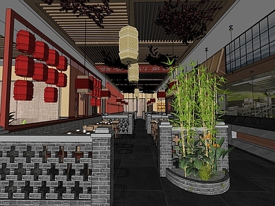 新中式中式中餐厅 中餐厅明档 武侠风中餐 江湖夜宵