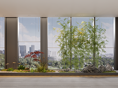 现代经理办公室 经理办公室绿植 办公室绿植造景 绿植景观造景 办公区绿植景观造 绿植景观植物造景