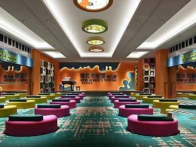 现代幼儿园内部 幼儿园活动室