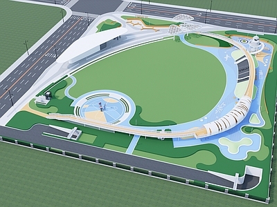 现代口袋公园 现代口袋公园 公园儿童活动 儿童无动力乐园 活动场地居住区 活动广场公园