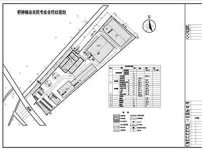城市规划 种植业农业合作社 食品加工工厂 粮仓榨油仓 施工图