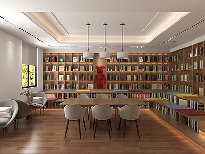 现代书店 书店 图书馆 阅览室 图书室 阅读室