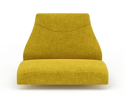 现代黄色沙发