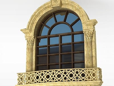 欧式古典欧式户外玻璃窗