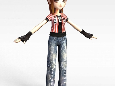 现代娱乐器材 QQ飞车游戏角色