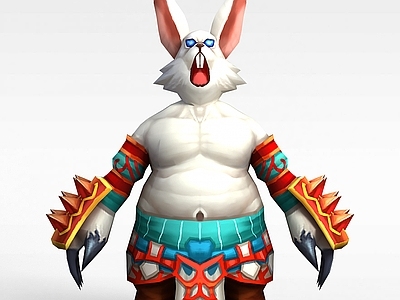 现代娱乐器材 十二生肖兔子