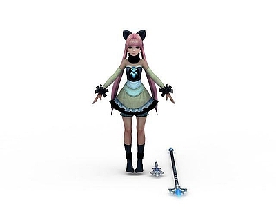 现代娱乐器材 游戏人物