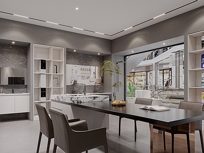 现代简约家居专卖店 厨卫专卖店