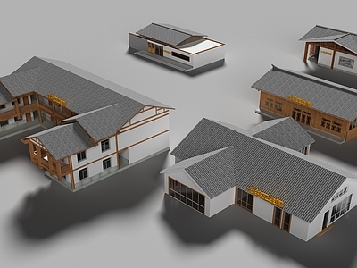 中式古建 中式风格建筑