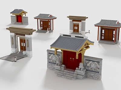 中式古建 中式风格建筑