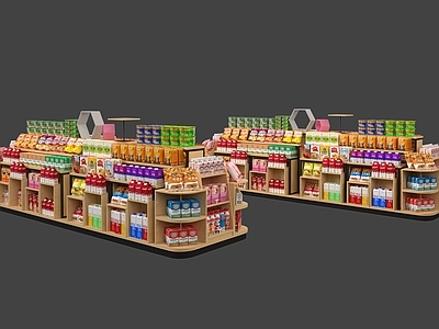 货架 货架展柜 情景堆头 陈列堆 展示堆头 超市货架