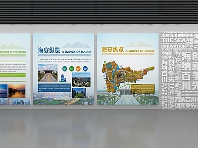 现代城市展厅 现代规划展示展厅