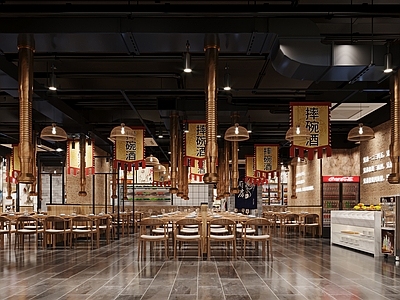 现代其他餐饮空间 餐饮 烤肉店