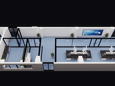 现代实验室 实验室 鸟瞰