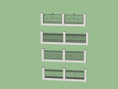 新中式现代庭院门 庭院门